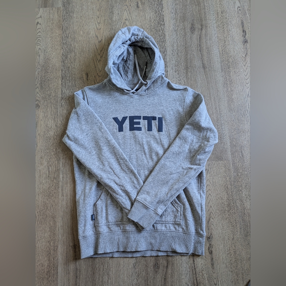 YETI Gray Unisex Hoodie